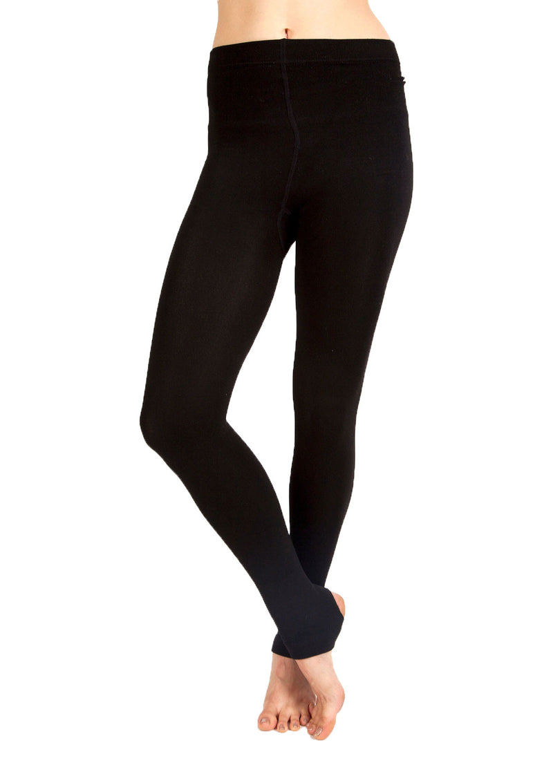 Fleece-Lined Stirrup Tights